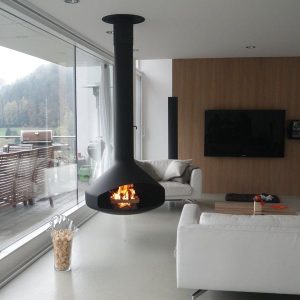 Suspended &#038; Wall-Mounted Wood Fires